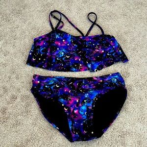 Two piece girls bathing suit